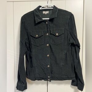 Chai black light weight corduroy cotton jacket size M